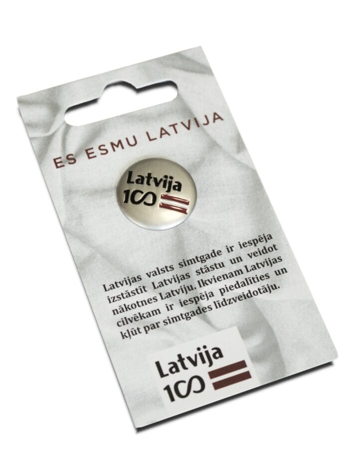 Nozīmīte LV100 D=20 mm-0