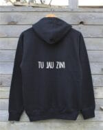 "Tu Jau Zini" Džemperis ar kapuci (aizmugurē)-0
