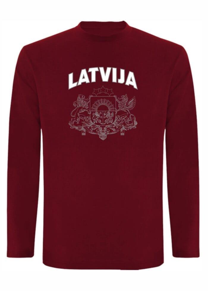 T-Krekls ar garām piedurknēm Latvija - Image 1