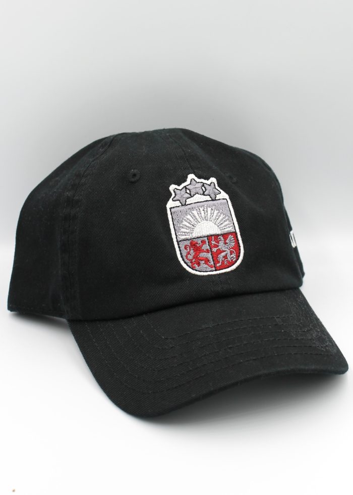 Cepure ar nagu Latvija - Melna - Image 1