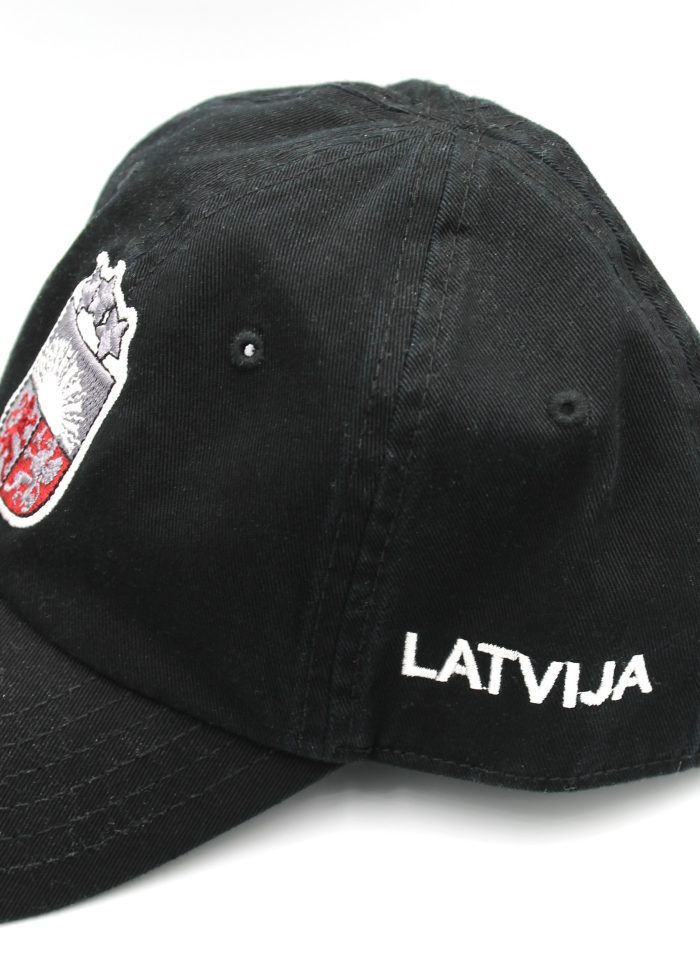 Cepure ar nagu Latvija - Melna - Image 2