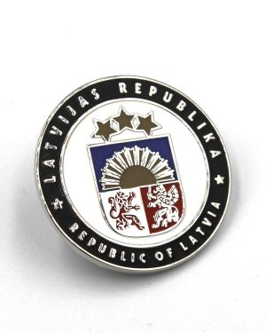 Metāla Piespraude Latvijas Republika 30mm