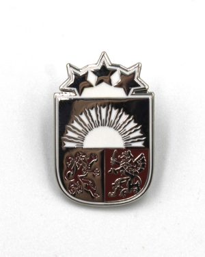 Metāla Piespraude LV Ģerbonis 30 mm